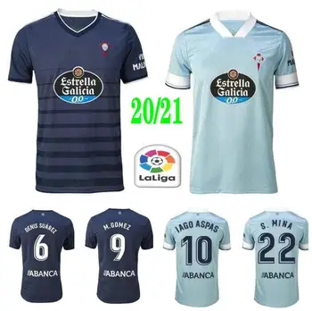 20 21 Top Celta Vigo JAGO ASPAS 2020 2021 Celta de Vigo RAFINHA Camiseta de futbol. S. MINA Dospělých Trička Casual T-Shirt