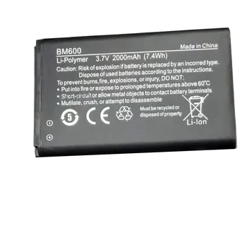 2000mah baterie pro NUBIA WD660 6BT-R600A-0006 BM600 Hotspot Baterie