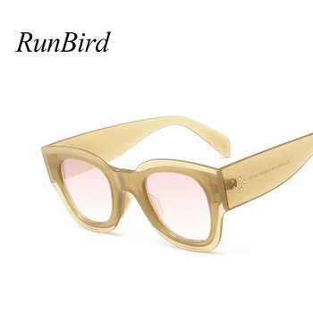 2018 Módní sluneční Brýle, Ženy, Vintage Design Značky Náměstí Luxusní Sluneční brýle Velký Rám Odstíny Brýle Ženy Gafas de sol 1541R