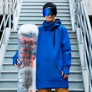 2018 Nové zimní ležérní mikiny mužů Mikina pro lyžování, snowboarding dlouhý rukáv ženy mikiny loose fit s Kapucí, nepromokavá, větruodolná
