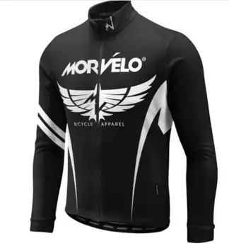 2018 retro Morvelo Pánské Cyklo Dres Dlouhý Rukáv Jersey Roap Ciclismo, Cyklistické Oblečení cyklistické Cyklistické Jersey Cyklu Oblečení