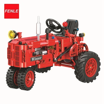 2019 nové horké Kreativní 7070 302pcs klasický starý traktor kompatibilní puzzle dlaždice děti, hračky, dárky