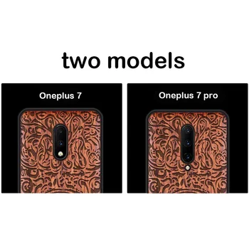 2019 Nové OnePlus 7 Pro, Case Slim Dřevo Zadní Kryt TPU Nárazník Pouzdro Na Jeden Plus 7 Pro Oneplus 7 7pro Telefon Případech