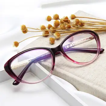 2019 Nové Oválné Krátkozrakost Brýle Rám Ženy Jasné Objektiv Brýle Brýle Rámy Plain Falešné Skla Brýle Brýle Rám