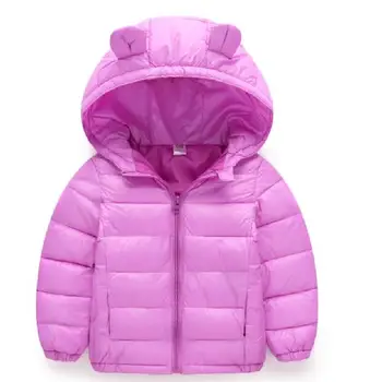2019 Podzim Zima Dítě Děti Pevné Svrchní Děti Chlapci Dívky Bunda S Kapucí Kabáty Oblečení Vánoční Bavlna Polstrované Oblečení