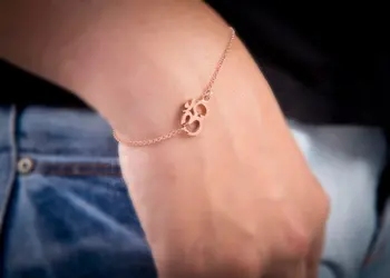 2019 Spěchal Náramky & Náramky Skutečné Om Kouzlo 925 Sterling Odkaz Řetěz 15+5 cm Prodloužení Ohm Indie Symbol Jóga Šperky Náramek