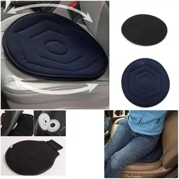 2019 Teplé, Non-slip Auto Sedadlo Otočné Rotační Polštář Memory Otočná Pěna pro Podporu Mobility Sedák na Židli Kravatu Na Pad Tmavě Modrá