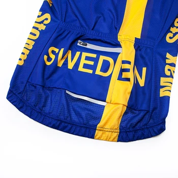 2019 Švédsko nový tým cyklistický dres zimní dlouhý rukáv Zimní Fleece a ne Fleece cyklistické oblečení Reflexní zip 4 kapsy
