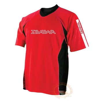 2020 Daiwa Rychlé Suché Prodyšný Anti-UV Rybářské Tričko Venkovní Sportovní Oblečení Dámské Běžecké pěší Turistika T-Shirt Rybářské Oblečení