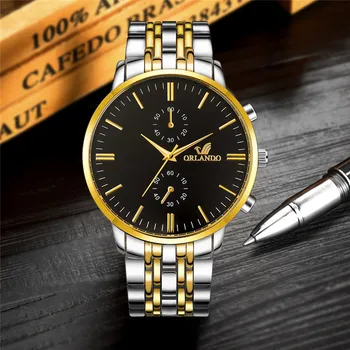 2020 Hodinky Pánské Nové Módní Luxusní Quartz Náramkové Hodinky Zlato z Nerezové Oceli Pánské Hodinky Mužské Hodiny Relogio Masculino reloj hombre