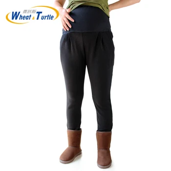 2020 Hot Prodej Kvalitní Bavlněné Těhotenské Kalhoty Celý Zápas Zahustit Sametové Teplé Zimní Kalhoty Pro Těhotné Ženy, Velká Velikost XL-4XL