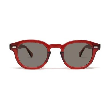 2020 Johnny Depp Brýle Muži Ženy Polarizované Sluneční Brýle Značky Vintage Acetát Rám Lemtosh Brýle Nejvyšší kvality 005