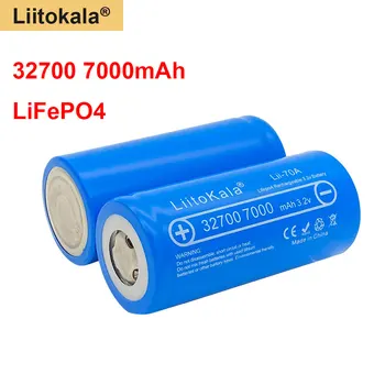 2020 LiitoKala Lii-70A High power 3.2 V 32700 7000mAh 6500mAh baterie LiFePO4 35A 55A Maximální Kontinuální Vypouštění baterie