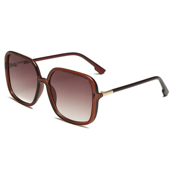 2020 Nadrozměrných Kovových okraji sluneční Brýle Módní Ženy Vintage Značka Designer Uv400 Čtvercový Sluneční Brýle Gafas De Sol Hombre UV400