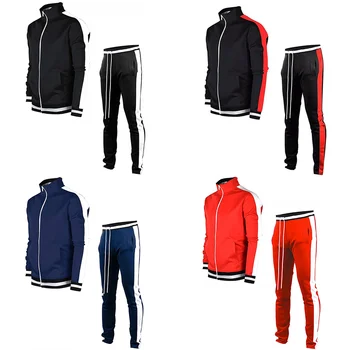 2020 nové sportovní značky pánské oblek zip mikina ležérní sportovní oblečení podzimní a zimní teplé pánské oblečení