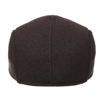 2020 nové zimní pánské a dámské klobouky kamelot silný teplý vlněný baret outdoor classic trucker klobouk ochrana sluchu zimní čepice