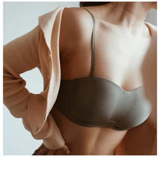 2020 Nové Ženy sexy spodní prádlo Dot ok Viz-Přes spodní prádlo Dámské Krajkové Podprsenky v Černé, Bílé Nastavitelná Ženy Soft Podprsenka