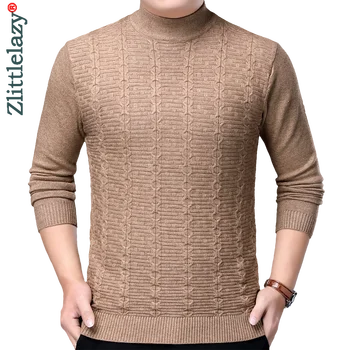 2020 nový ležérní pletený rolák svetr muži oblečení módní svetr šaty pletené zimní teplé pánské svetry, pulovry 81337