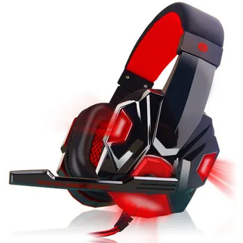 2020 Nový Profesionální Led Světlo Gamer Headset Pro Počítače, Herní Sluchátka Nastavitelný Bass Stereo PC Sluchátka S Mikrofonem