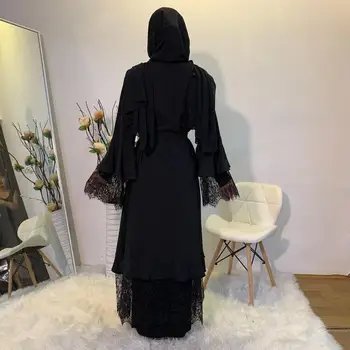 2020 Nově Příchozí Muslimské Dubaj Krajky Módní Abaya Pákistánu Karáčí Kimono, Egypt, Dubaj Islámské Obrázky