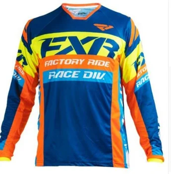 2020 Pánské Sjezdové Dresy FXR Horské Kolo MTB Košile Offroad DH Motocykl Jersey Motocross Oblečení Sportwear