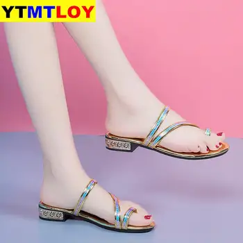2020 Sandály duté hrubé sandály s vysokými podpatky mělké v ústech špičaté čerpadla Ženy, sexy vysoké podpatky velké módní žena boty