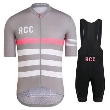 2020 summer RCC cyklistický dres Prodyšný, rychleschnoucí dres bib šortky 19D gel polštář cyklistického týmu cyklistické oblečení set mužů