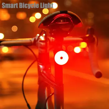 2021 Kolo Světla Více Režimů Osvětlení Inteligentní Snímání IPx6 Vodotěsné LED Dobíjecí jízda na Kole Bike zadní Světlo Zadní Světla, Příslušenství