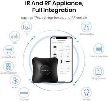 2021 Nové Broadlink RM4 Pro RF RM4C Wifi IR Smart Home Inteligentní Regulátor di Domotica Spínač Ecologico Hogar Smartphone