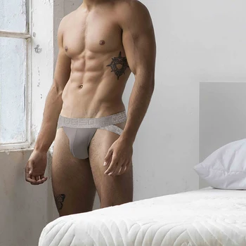 2021 Nové Pevné Modální Rychlé Suché CMENIN Gay Sexy Muži spodní Prádlo Tanga Muži Suspenzor Pánské Slipy, Pánská Tanga A G řetězce