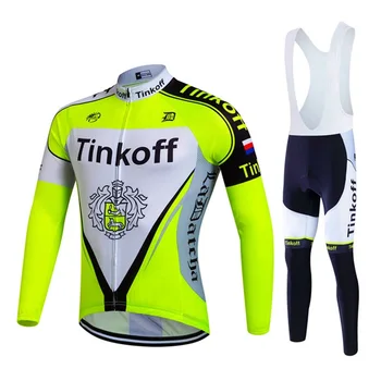 2021 tinkoff Cyklistický Dres Dlouhý Set MTB Cyklu Oblečení Sportovní oblečení Mountain Bike Oblečení ropa ciclismo
