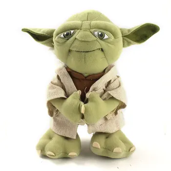 22CM Disney Plyšové Hračky Star Wars Dítě Yoda Anime Postava Moudrosti Mistr kawai Kreslené Dívky Chlapce Plněné Panenky, Dárky Pro Děti