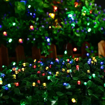 22m 200 led solární Zahradní Světlo Vánoční strom dekorace světla venkovní a vnitřní Strana Víla nový rok Světlo pro domácí dekoraci