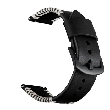 22mm Watchband Pro Samsung Gear s3 Hnědé Černé Originální Kožené Hodinky Popruh Náramek Pro hodinky huami amazfit galaxy hodinek 46mm