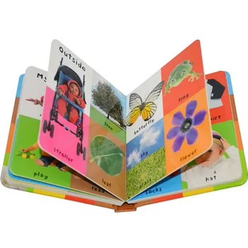 24 Stran/ Knihy pro Děti Raného Vzdělávání Prvních 100 Slov V angličtině Vázaná Desky Knihy Děti anglické Obrázkové Knihy