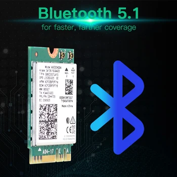 2400Mbps Dual Band Wi-Fi 6 Bezdrátová Karta Intel AX200 Desktop Kit Bluetooth 5.1 AX200NGW NGFF M. 2 802.11 ax Adaptér pro Windows 10