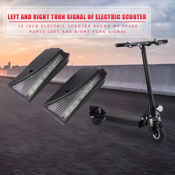 2ks 10 palcový Elektrický Skútr Vlevo, Vpravo směrová Světla E-scooter Varování zadní Světlo Zadní Svítilny pro Kugoo M4 Koloběžka