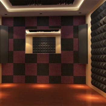 2ks! 30X30X2CM Vejce Bednu Akustické Pěnové Panely zdi, zvuková izolace dlaždice Pro Nahrávání studios Kontrolu pokoje Vokální Pavilon dekor