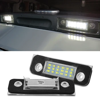 2ks Auto LED osvětlení spz Bílé osvětlení registrační značky, Světlo SMD Pro Ford Fusion pro Mondeo/MK2 pro Fiesta MK5