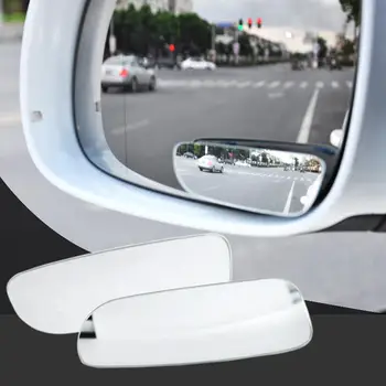 2ks Auto Zrcadlo 360 Stupňů Široký Úhel, Konvexní Blind Spot Zrcadlo Parkovací Auto Motocykl Zadní Pohled Nastavitelné Zrcátko Příslušenství
