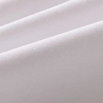 2ks Bílé povlak na Polštář Povlečení Bavlněné, Pevné Prohrábnout Polštář Podvod Princezna Evropské Polštář Kryt, Chránič, 48x74cm