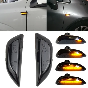 2KS Led Dynamický Ukazatel Boční Obrysové Světlo směrovka lampa Pro Opel Mokka X 2012-2016 MOKKA X 2016-2020 Chevrolet Trax