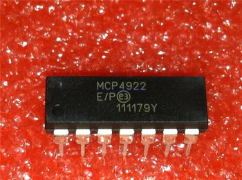 2ks/lot MCP4922-E/P, DIP-14 MCP4922 DIP14 Skladem