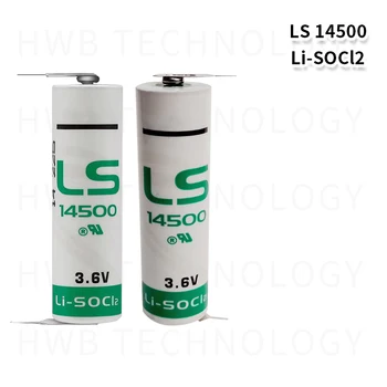 2KS/lot Nový pro SAFT LS14500 AA ER14505M 3.6 v 2600mah lithium baterie, s pájecími piny zařízení a nástroje, baterie
