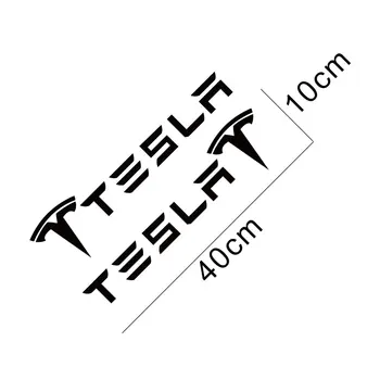 2KS Motocykl Auto Vinyl PVC Čalounění Samolepky Pro Tesla Model 3 S X P100D Car Styling Celé Tělo Dekorace Obtisk, Auto Příslušenství
