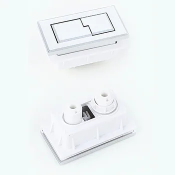 2KS Obdélník toaleta dual tlačítka,ABS plast Toaleta dvojité tlačítko,Toaleta keramická nádrž na vodu vyprázdnění příslušenství,J18259