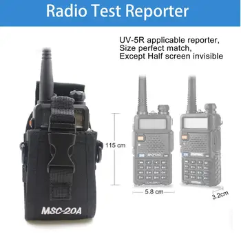 2ks Rádio Případě, že Držitel MSC-20A MSC-20B MSC-20C MSC-20D MSC-20E Nylonové Pouzdro pro Baofeng UV-5R UV-82 UV-888S UV-9R Rádio
