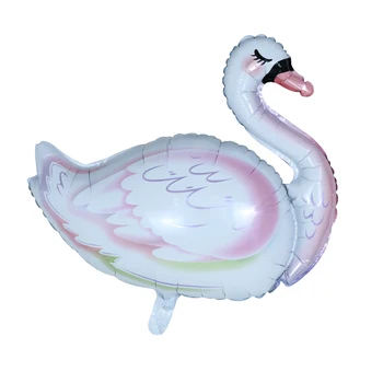 2ks Velká bílá labuť flamingo balónek happy Birthday Party Dekorace děti, hračky, baby sprcha dívka vzduchu globos cumpleanos infantiles