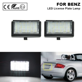 2X Auto LED spz Světlo, osvětlení poznávací značky Pro BENZ ML W164 04-12 X 164 05-12 Smart Roadster 452 2003-2006