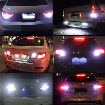 2x Bílá Canbus T15 W16W LED Auto Žárovky Zálohování Reverzní Světla Pro BMW E60 E90 E91 Ford Fiesta Fusion Focus Mazda 3 5 6 CX-5